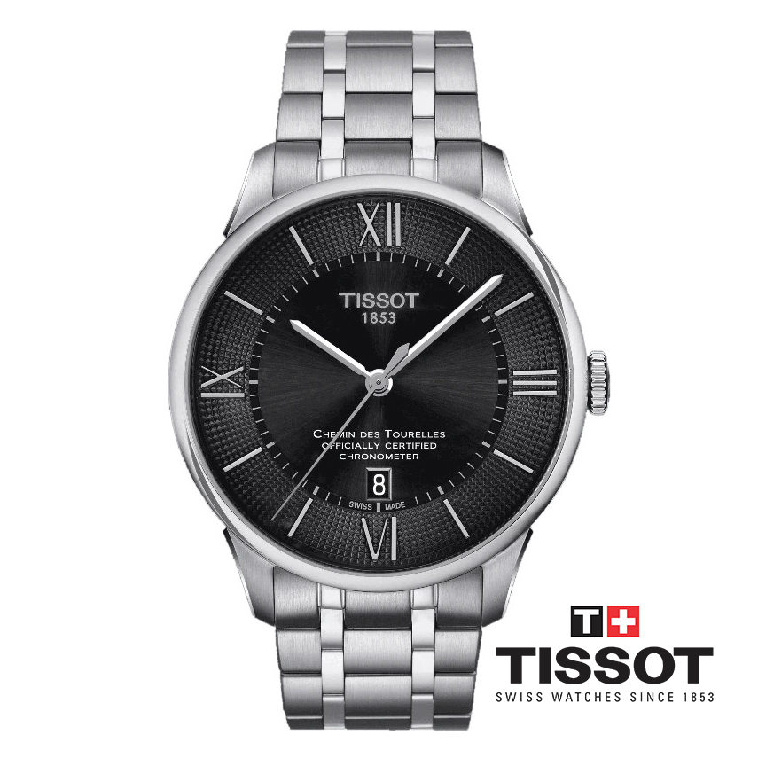 ĐỒNG HỒ NAM TISSOT CHEMIN DES TOURELLES AUTOMATIC COSC T099.408.11.058.00